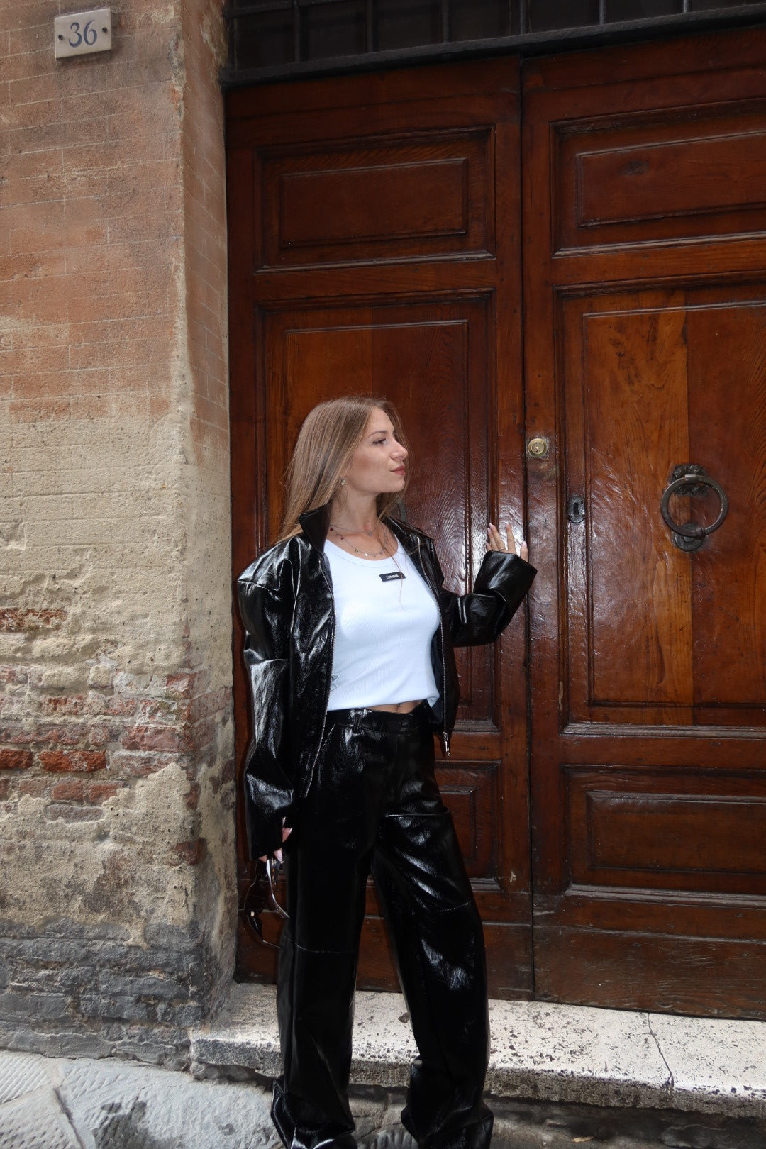 Pantaloni vinile