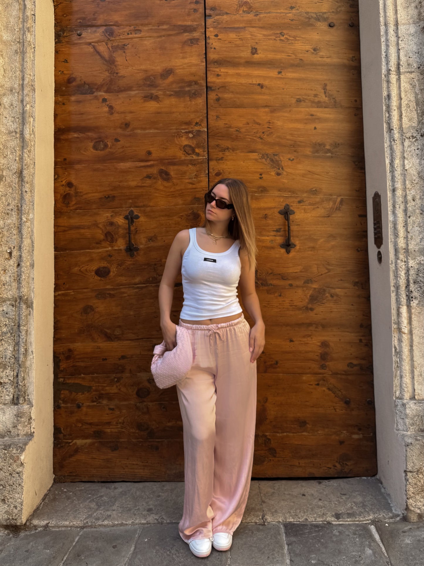 Pantaloni satin