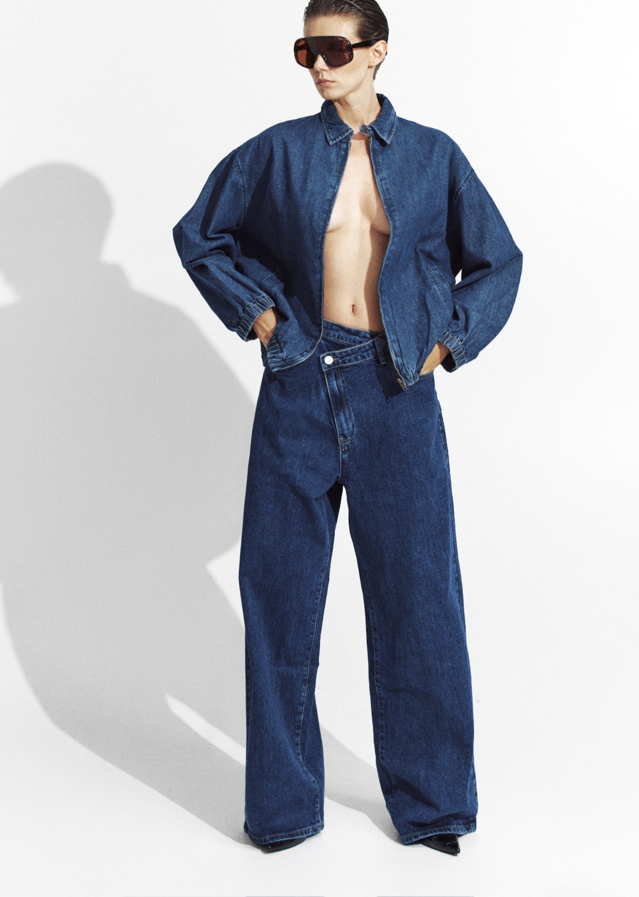 Jeans asimmetrici Lumina