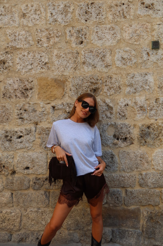 Borsa frange VERA PELLE