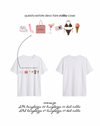 Maglietta millecose oversize