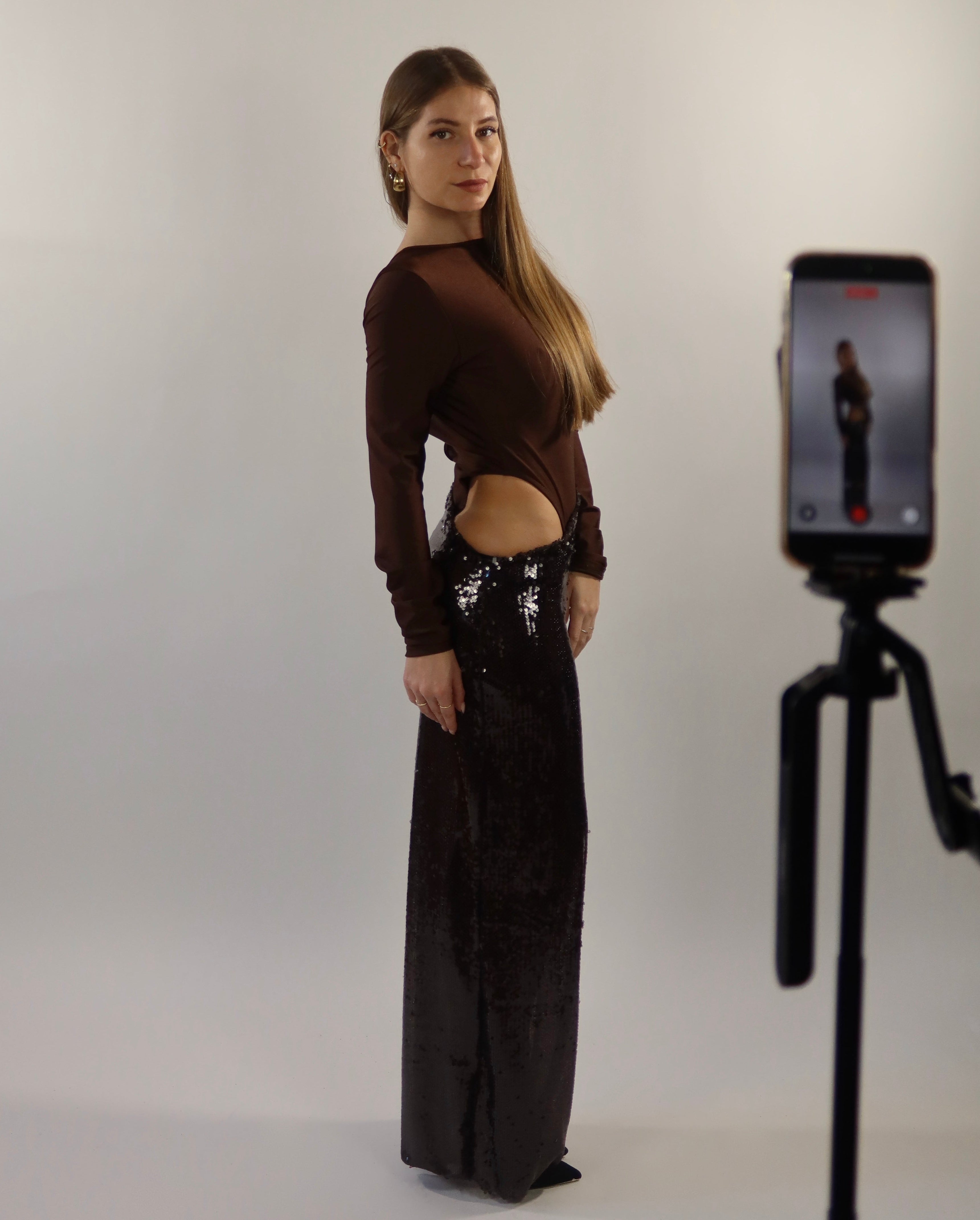 Vestito 2 in 1 paillettes