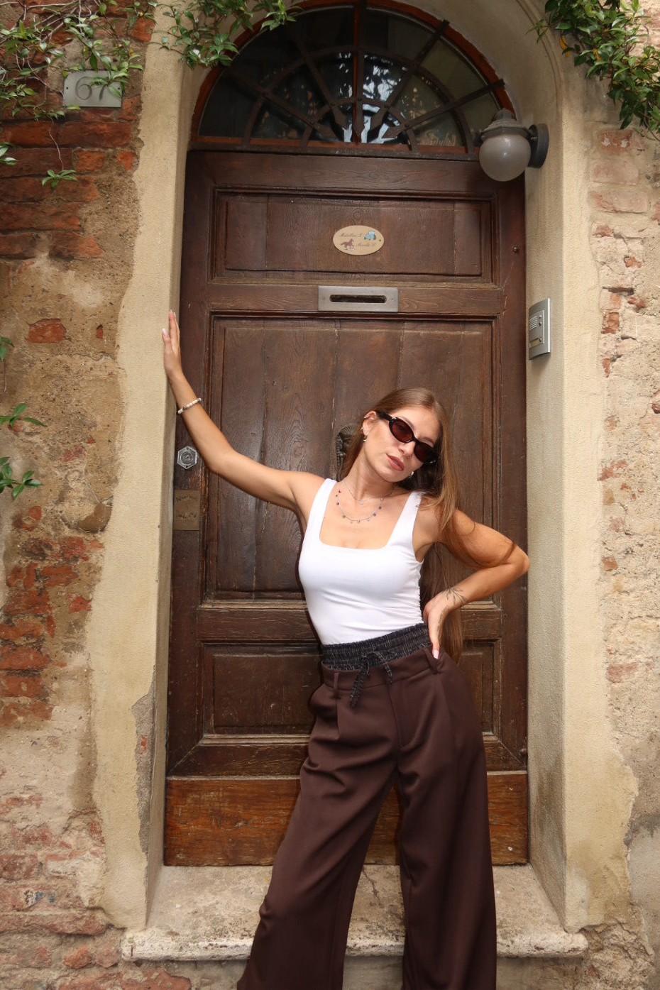 Pantaloni con coulisse