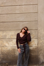 Maglioncino incrociato