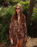 Coordinato bandana 100% cotone (camicia + gonna)
