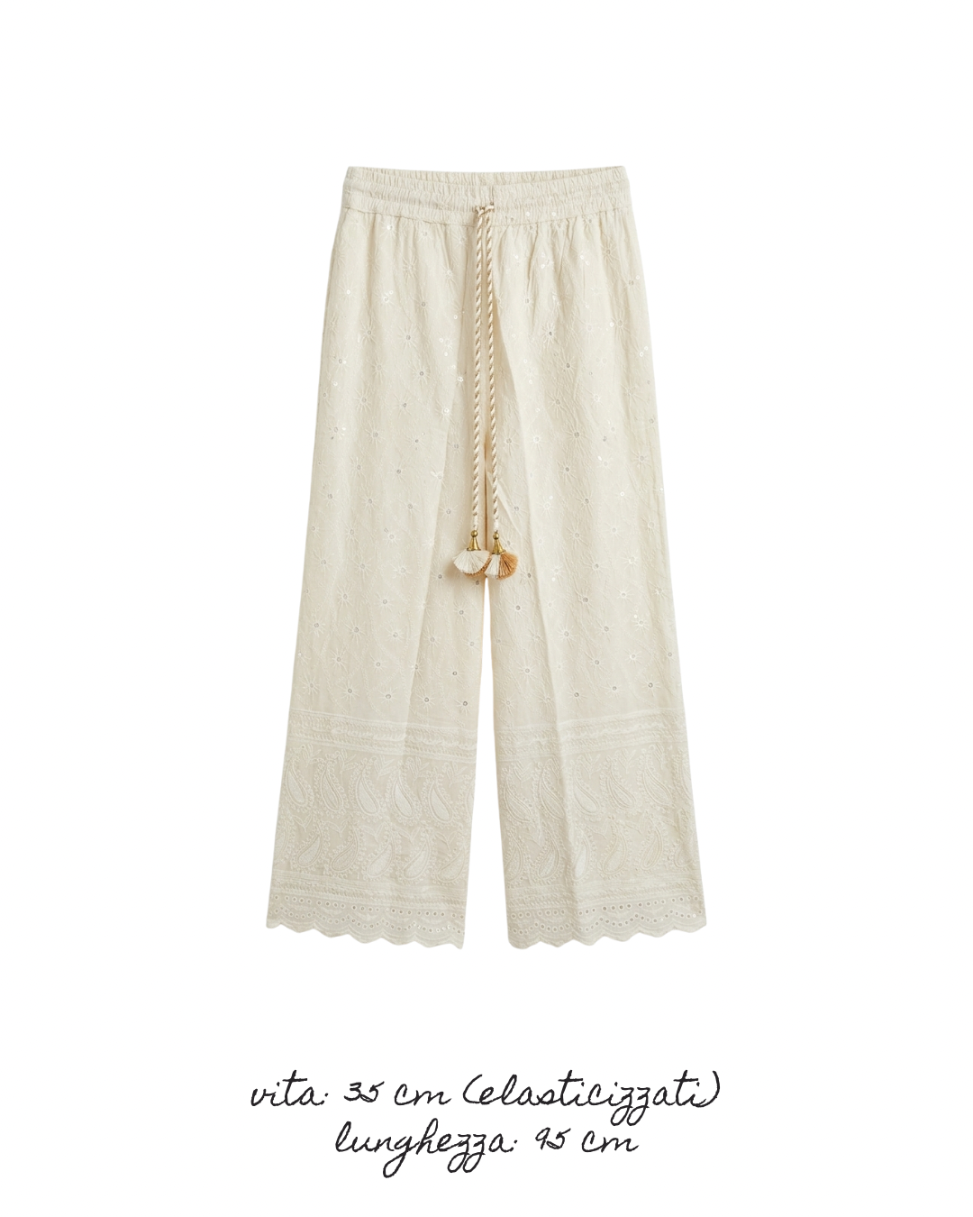 Pantaloni boho shiny