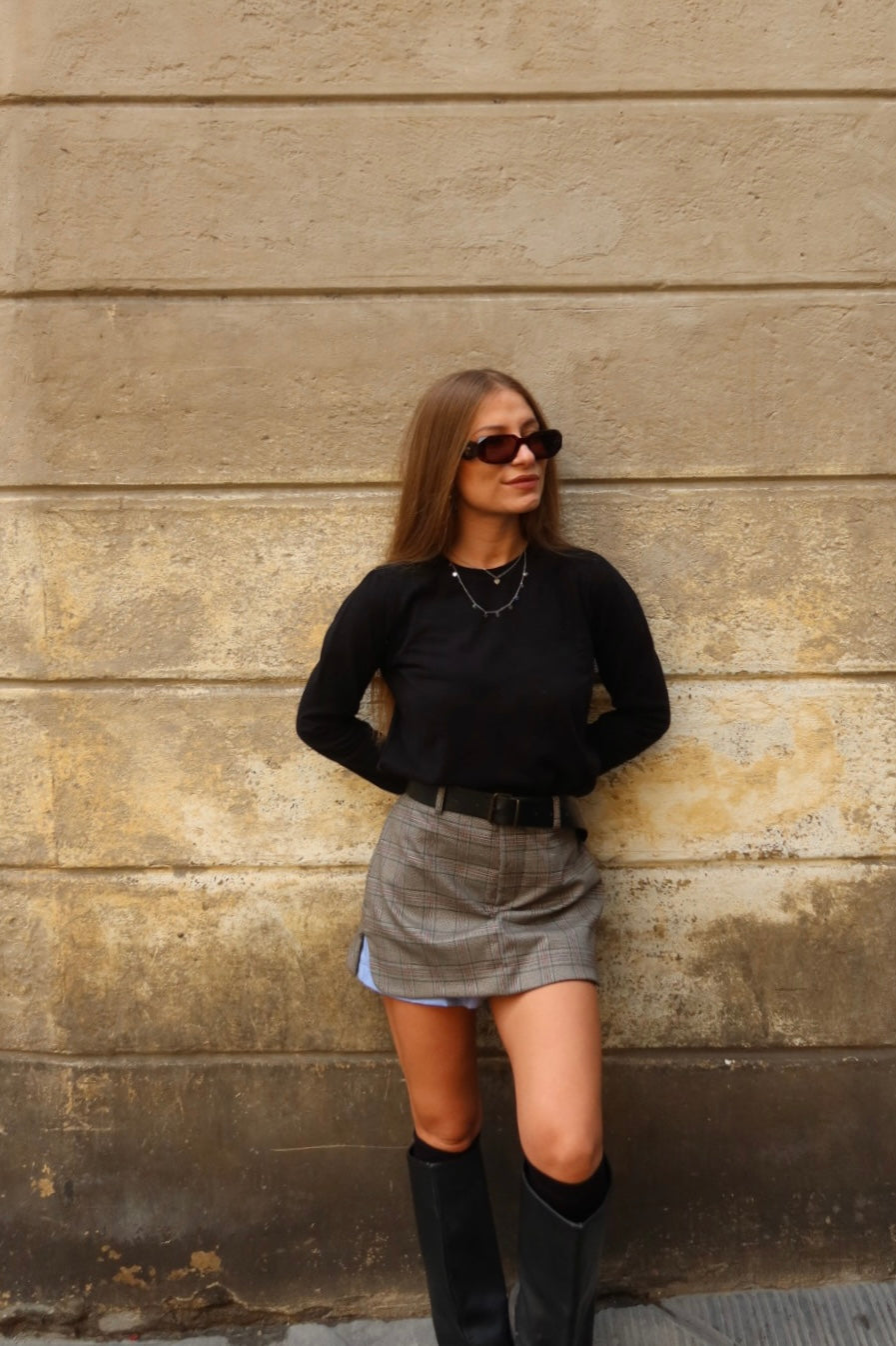 Shorts effetto gonna