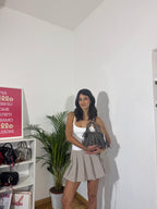 Gonna pantalone lacci