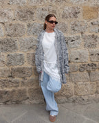 Giacca a cardigan bandana