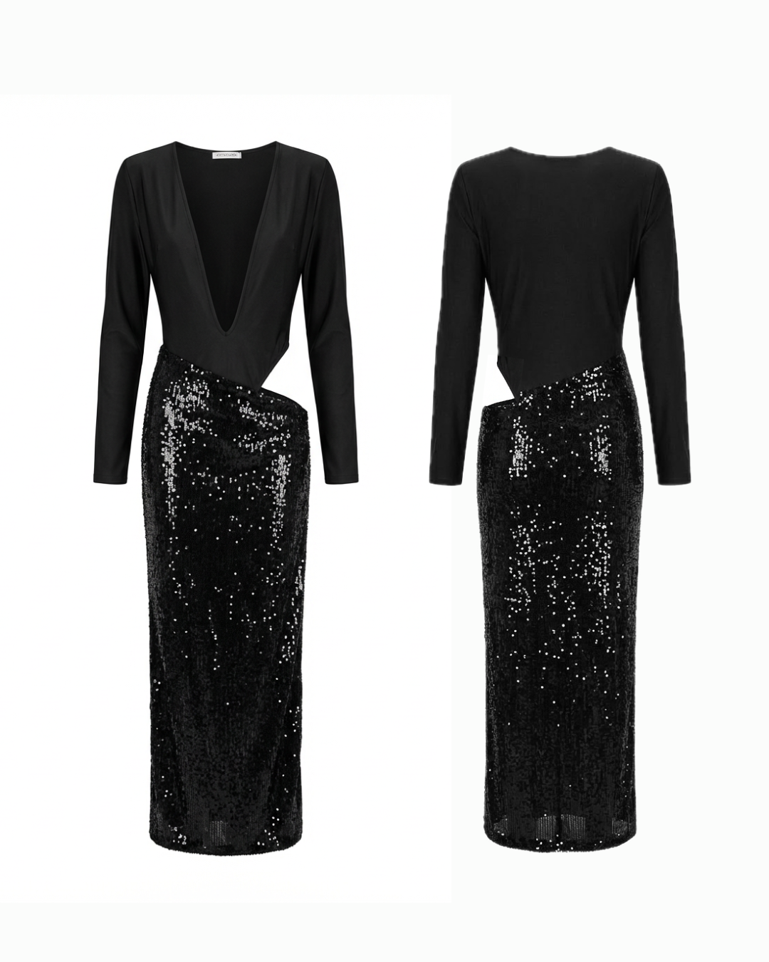 Vestito 2 in 1 paillettes