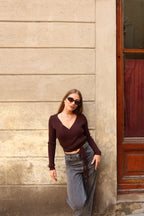 Maglioncino incrociato