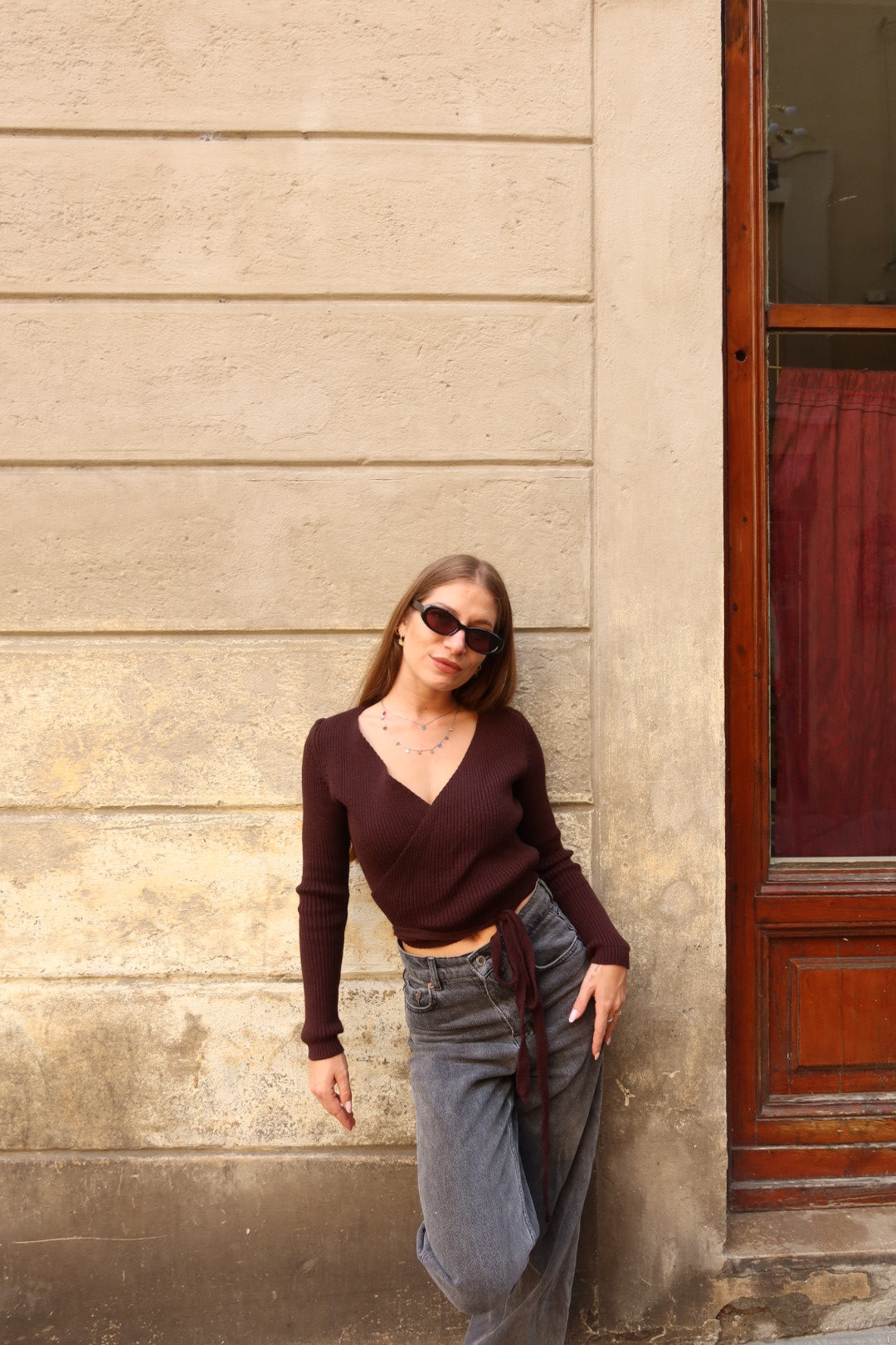 Maglioncino incrociato