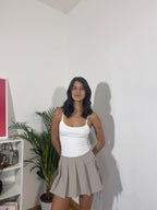 Gonna pantalone lacci