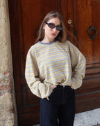 Maglietta fina a righe