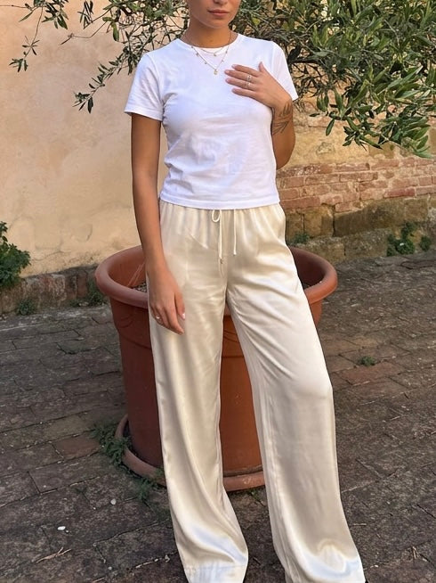 Pantaloni satin
