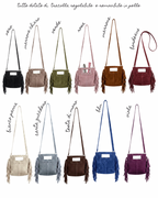 Borsa frange grande vera pelle
