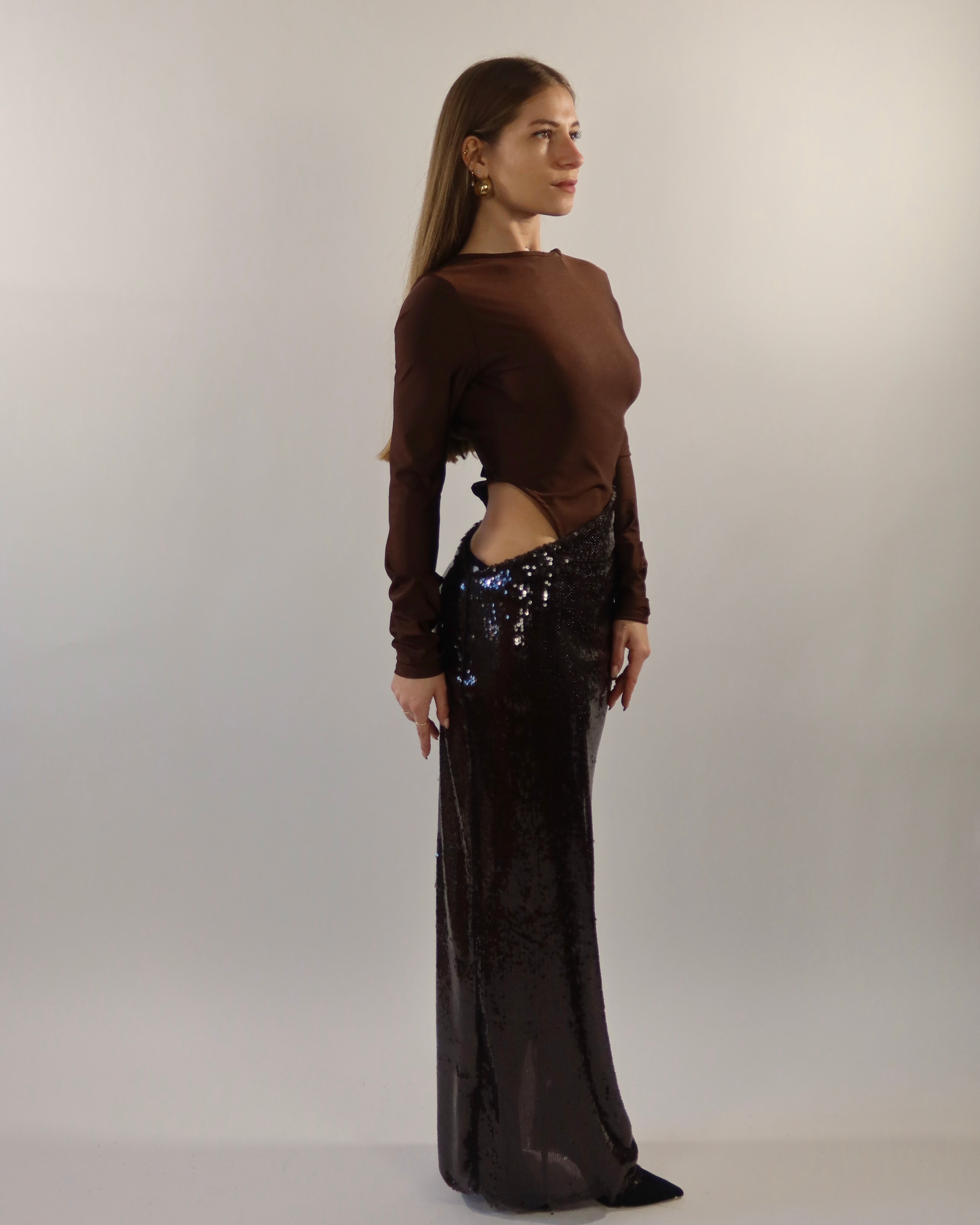 Vestito 2 in 1 paillettes