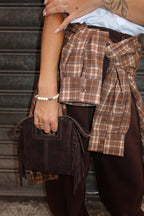 Borsa frange VERA PELLE