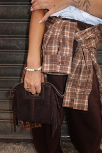 Borsa frange VERA PELLE