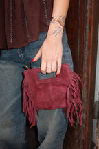 Borsa frange VERA PELLE