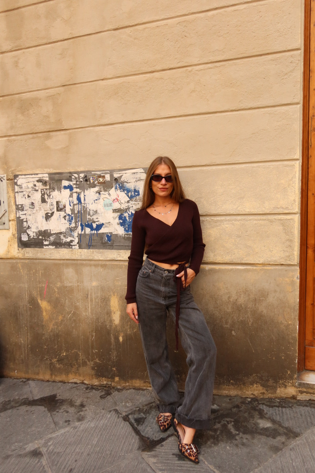 Maglioncino incrociato