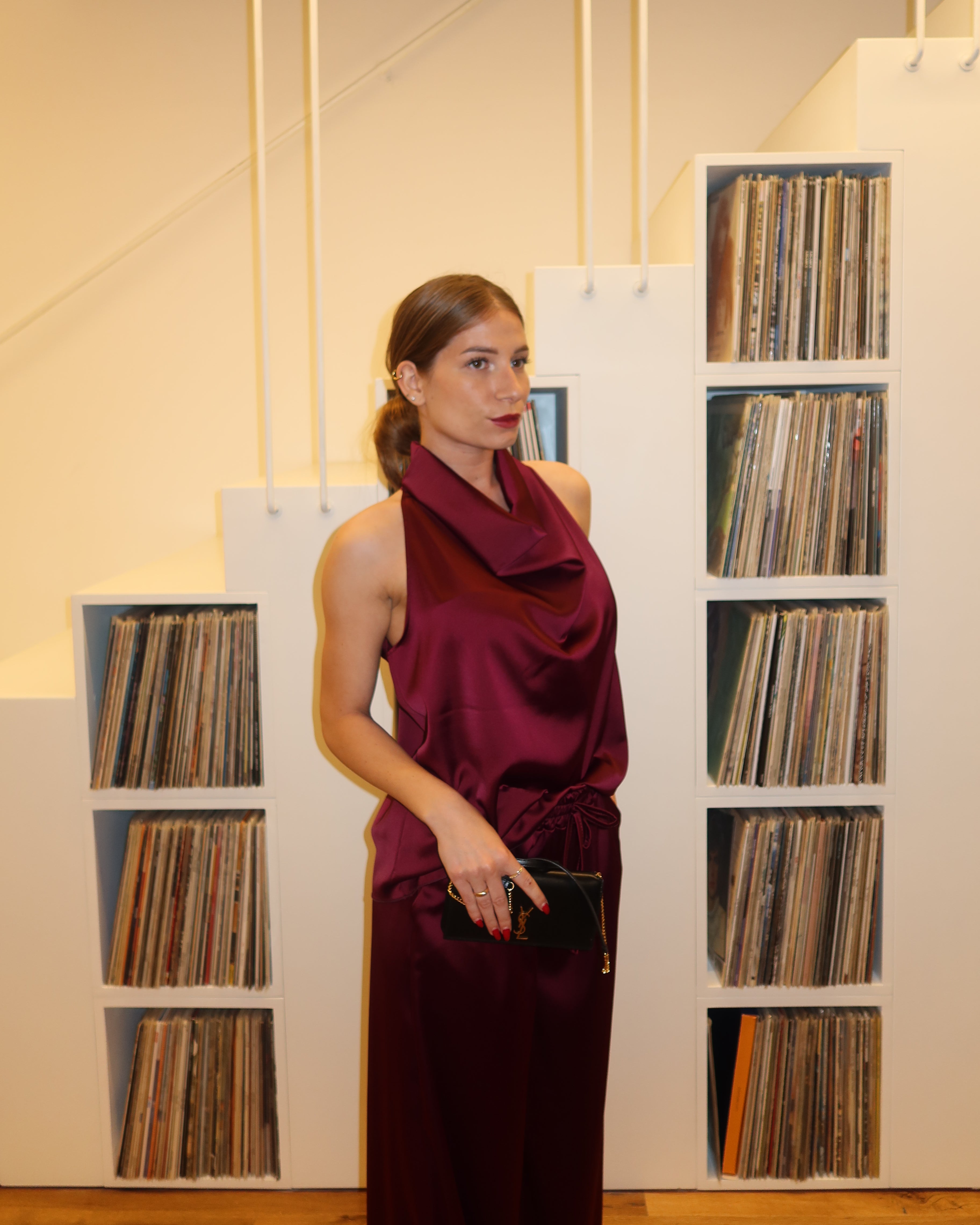 Set satin (top+pantaloni)