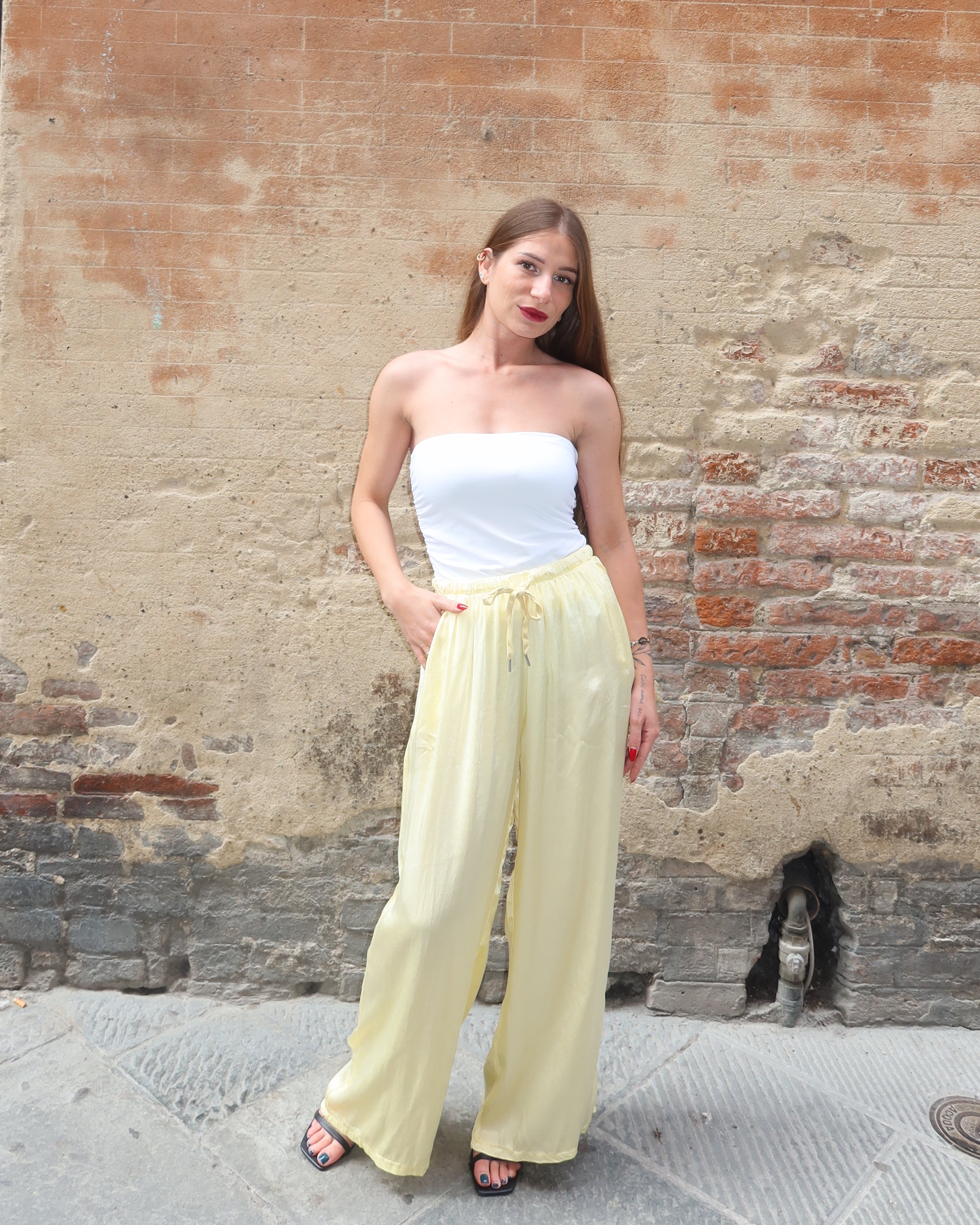 Pantaloni satin