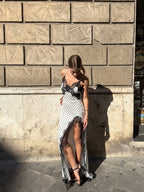 Vestito lungo pois