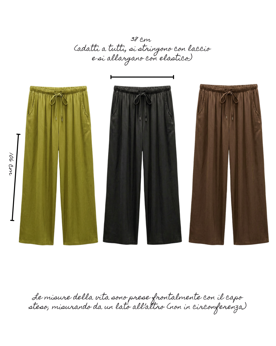 Pantaloni satin