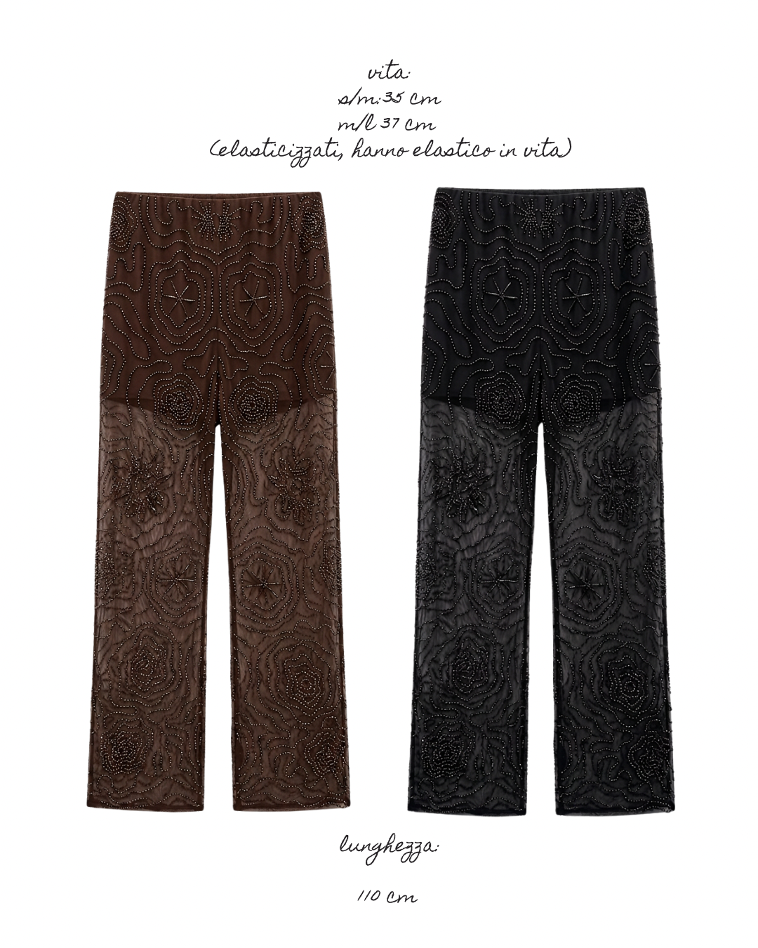 Pantaloni lunghi boho chic