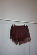 Pantaloncini satin e pizzo