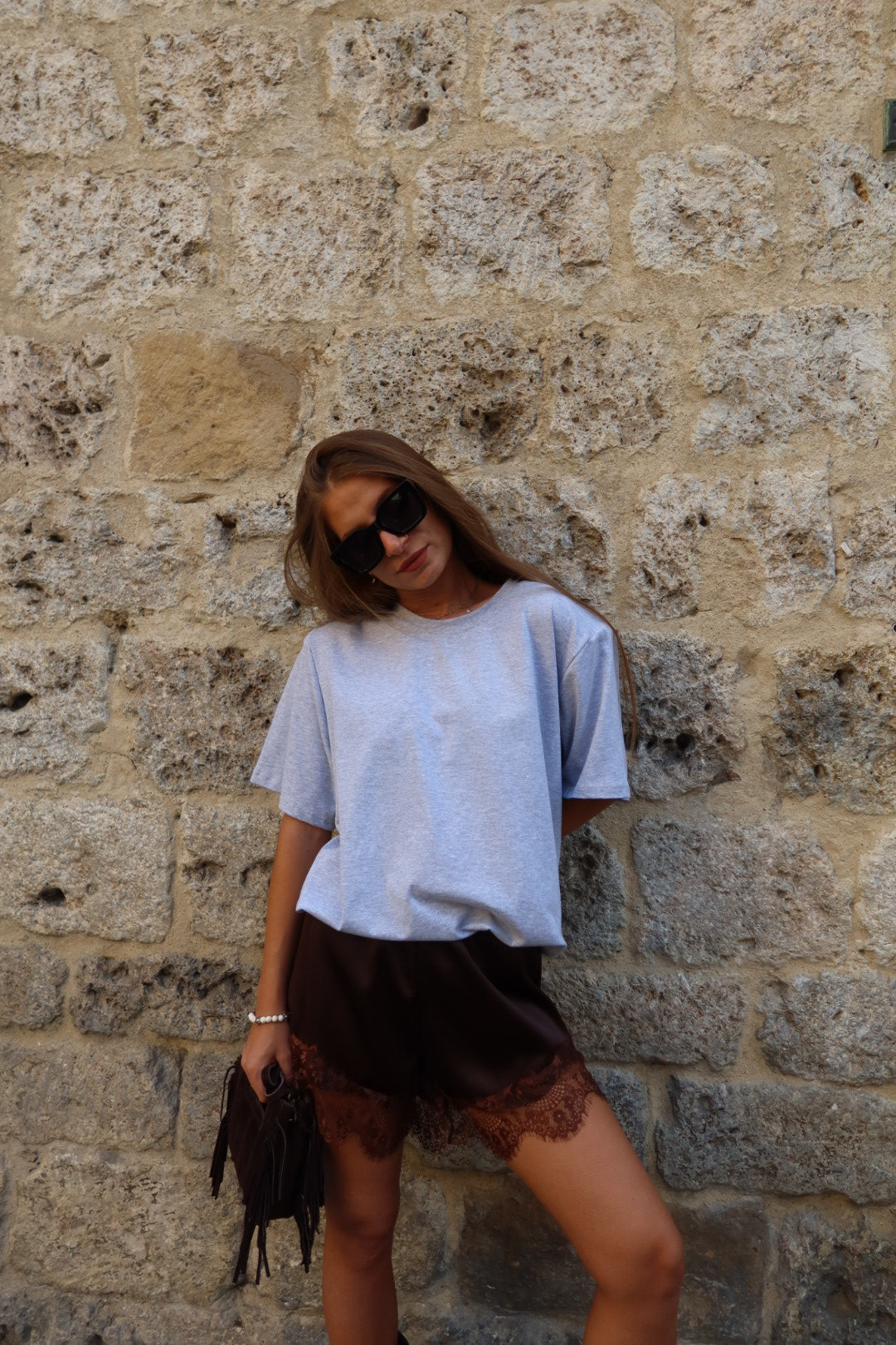 T-shirt spalline