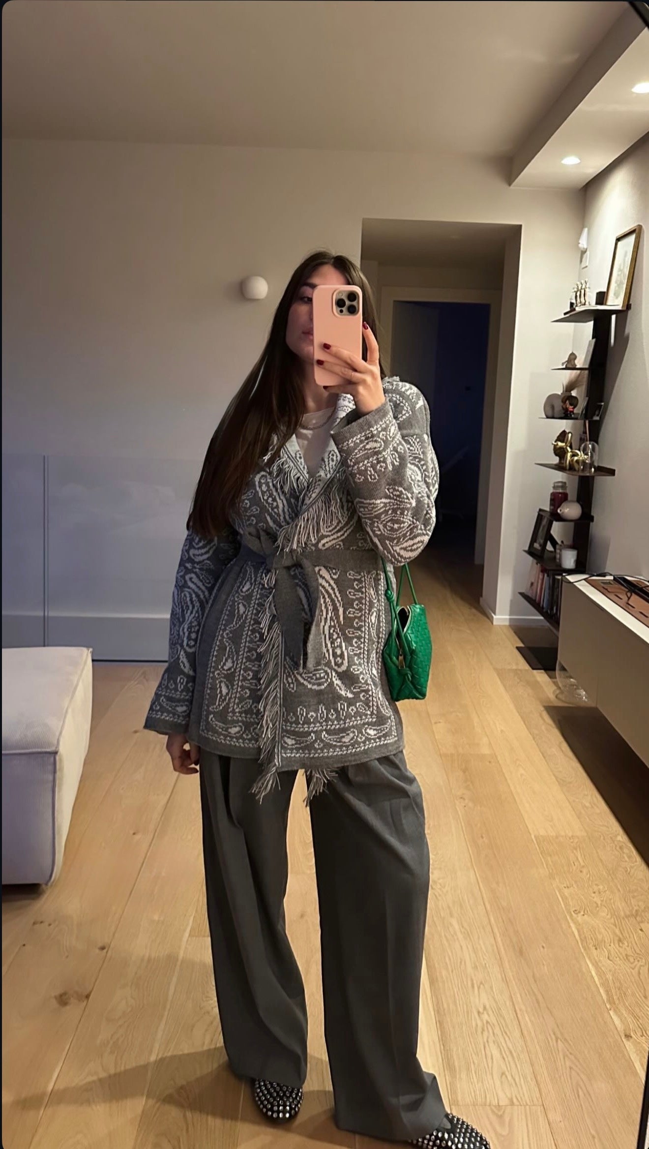 Giacca a cardigan bandana