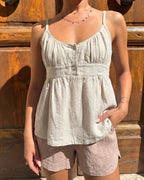 Pantaloncini 55% lino 45% cotone