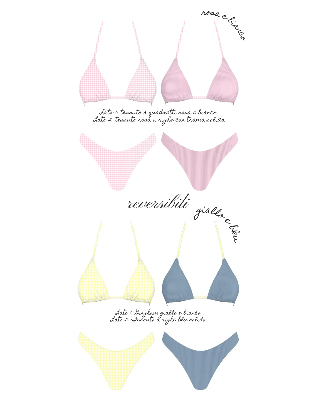 Bikini reversibile