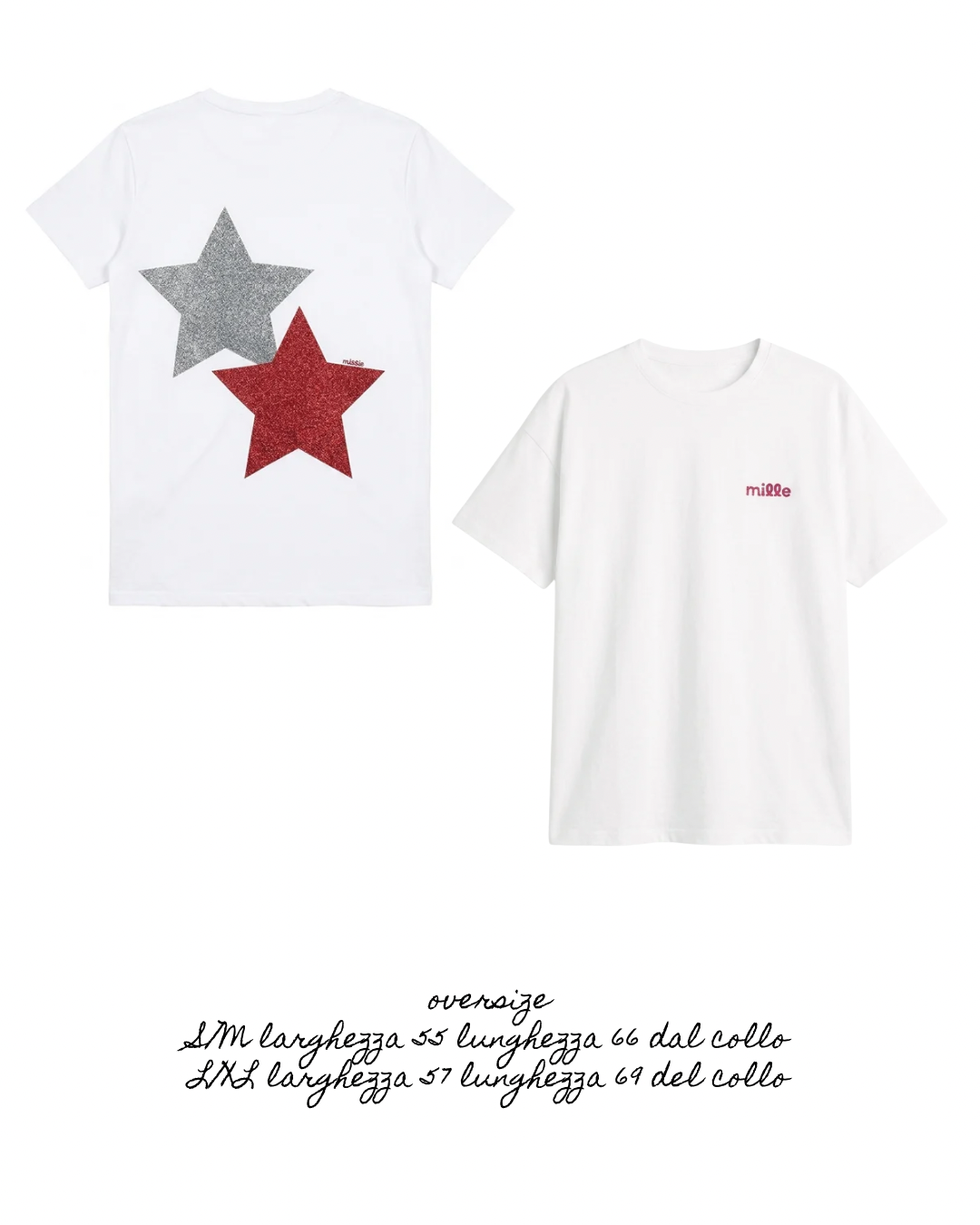 Maglietta stelle oversize EDIZIONE LIMITATA