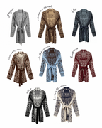 Giacca a cardigan bandana