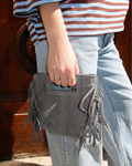 Borsa frange VERA PELLE