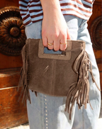 Borsa frange VERA PELLE