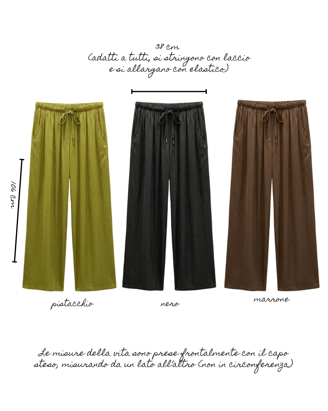 Pantaloni satin