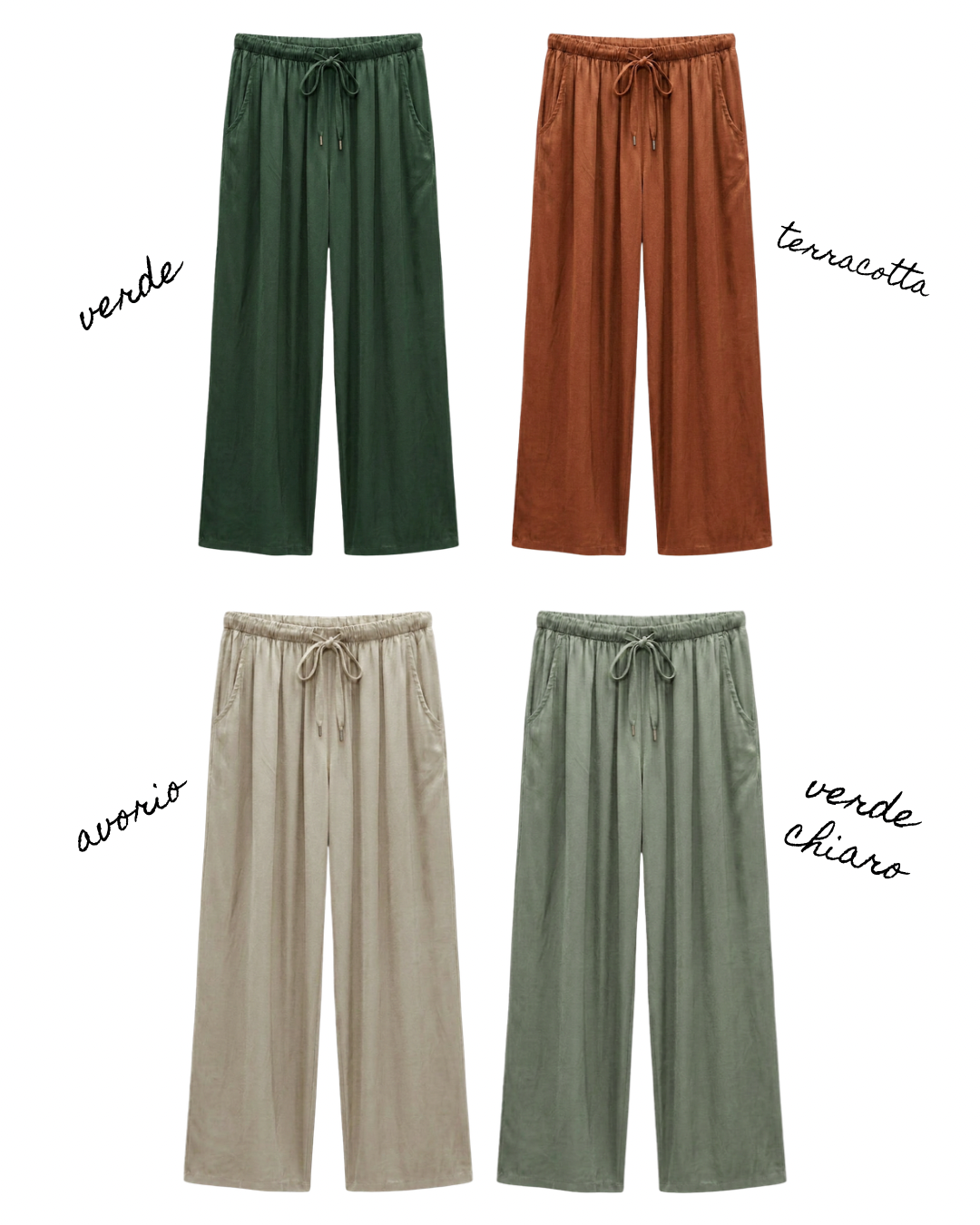 Pantaloni satin