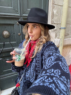 Giacca a cardigan bandana