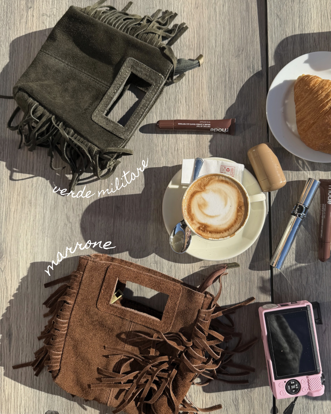 Borsa frange VERA PELLE