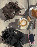 Borsa frange VERA PELLE