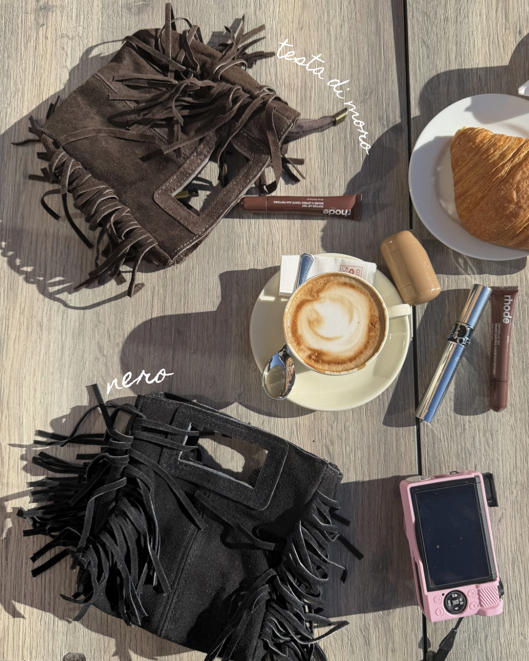 Borsa frange VERA PELLE