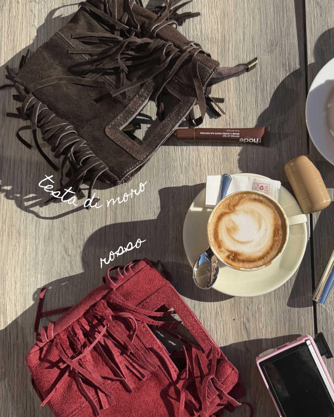 Borsa frange VERA PELLE