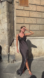 Vestito lungo pois